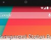 Status Bar Android Transparan